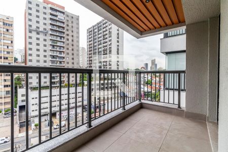 Varanda de apartamento à venda com 1 quarto, 84m² em Jardim das Bandeiras, São Paulo