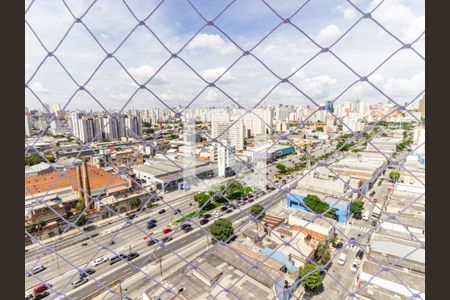 Sala/Cozinha - Vista de apartamento para alugar com 2 quartos, 34m² em Brás, São Paulo