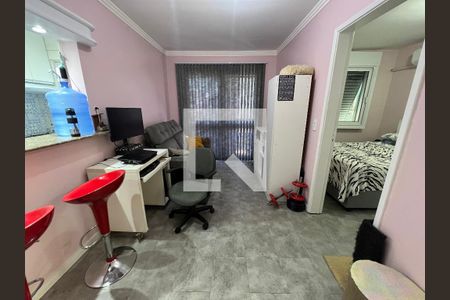 Sala de apartamento à venda com 1 quarto, 40m² em Vila Rosa, Novo Hamburgo