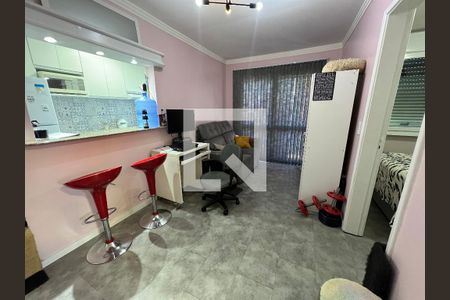 Sala de apartamento à venda com 1 quarto, 40m² em Vila Rosa, Novo Hamburgo