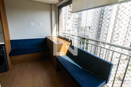 Varanda da Sala de apartamento à venda com 2 quartos, 65m² em Vila Andrade, São Paulo