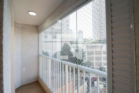 Varanda da Sala de apartamento à venda com 2 quartos, 41m² em Vila Guaca, São Paulo