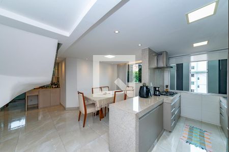 Sala 1 de apartamento à venda com 2 quartos, 130m² em Castelo, Belo Horizonte