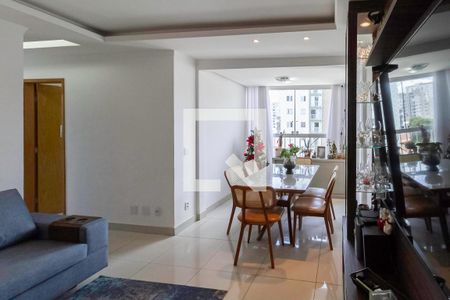 Sala de apartamento à venda com 3 quartos, 80m² em Castelo, Belo Horizonte