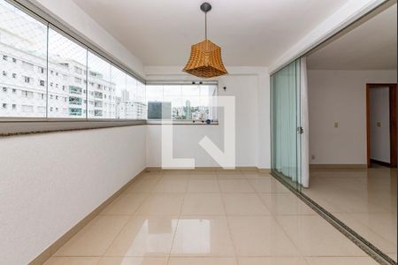 Varanda da Sala de apartamento para alugar com 4 quartos, 130m² em Buritis, Belo Horizonte