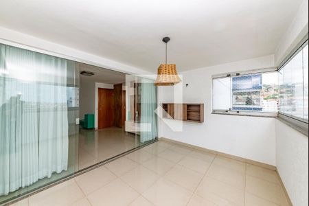 Varanda da Sala de apartamento para alugar com 4 quartos, 130m² em Buritis, Belo Horizonte