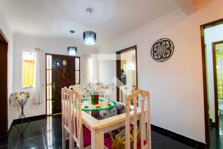 Sala de jantar de casa à venda com 4 quartos, 250m² em Jardim Stella, Santo André