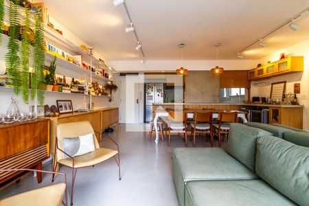 Sala de apartamento para alugar com 2 quartos, 87m² em Pinheiros, São Paulo