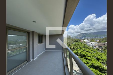 Varanda Sala de apartamento à venda com 3 quartos, 124m² em Barra da Tijuca, Rio de Janeiro