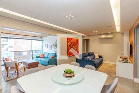 Sala de apartamento para alugar com 2 quartos, 105m² em Jardim Caravelas, São Paulo