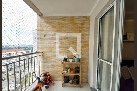 Varanda da Sala de apartamento para alugar com 3 quartos, 72m² em Usina Piratininga, São Paulo