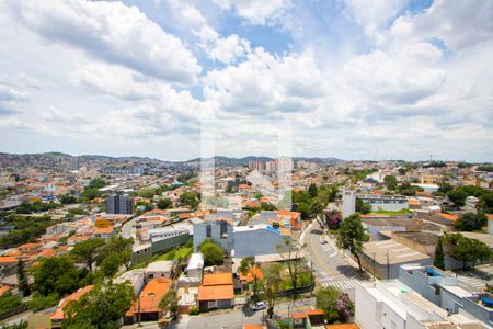 Vista da varanda de apartamento à venda com 2 quartos, 60m² em Vila Vitória, Santo André