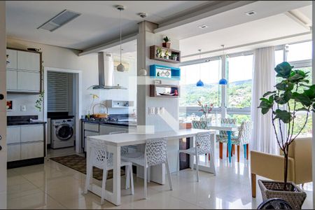 Sala Jantar / Cozinha de apartamento para alugar com 3 quartos, 135m² em Pantanal, Florianópolis