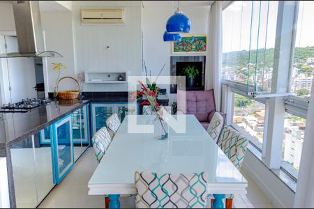 Sala Jantar / Cozinha de apartamento para alugar com 3 quartos, 135m² em Pantanal, Florianópolis