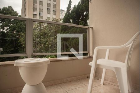 Varanda da Sala de apartamento à venda com 2 quartos, 66m² em Vila Clementino, São Paulo