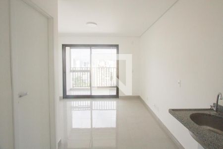 Cozinha de apartamento para alugar com 1 quarto, 22m² em Santo Amaro, São Paulo