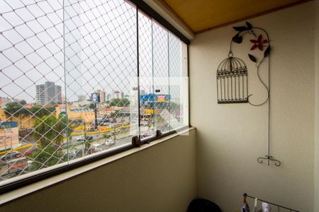 Varanda da sala de apartamento à venda com 3 quartos, 75m² em Vila Apiai, Santo André