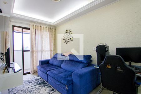 Sala de apartamento à venda com 3 quartos, 75m² em Vila Apiai, Santo André