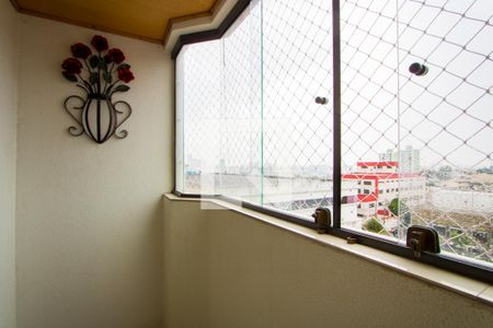 Varanda da sala de apartamento à venda com 3 quartos, 75m² em Vila Apiai, Santo André