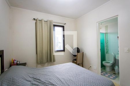 Quarto 1 - Suíte de apartamento à venda com 3 quartos, 75m² em Vila Apiai, Santo André