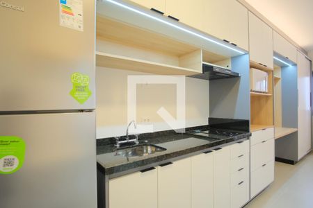 Cozinha de kitnet/studio para alugar com 1 quarto, 27m² em Vila Matilde, São Paulo