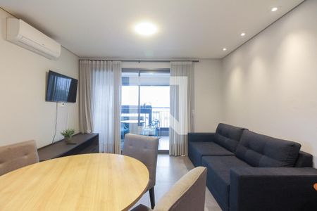 Sala  de apartamento para alugar com 1 quarto, 57m² em Cidade Mãe do Céu, São Paulo