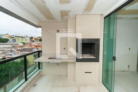 Varanda Gourmet da Sala de apartamento para alugar com 3 quartos, 196m² em Riacho das Pedras, Contagem