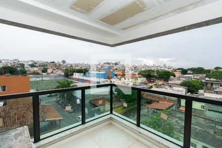 Varanda Gourmet da Sala de apartamento para alugar com 3 quartos, 196m² em Riacho das Pedras, Contagem