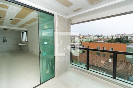 Varanda Gourmet da Sala de apartamento para alugar com 3 quartos, 196m² em Riacho das Pedras, Contagem