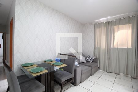 Sala de apartamento para alugar com 2 quartos, 60m² em Pacaembu, Uberlândia