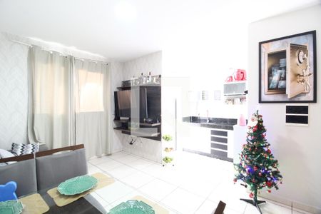 Sala de apartamento para alugar com 2 quartos, 60m² em Pacaembu, Uberlândia