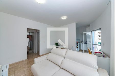 Sala de apartamento à venda com 1 quarto, 47m² em Anchieta, Belo Horizonte