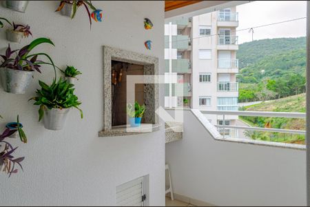 Sacada Gourmet de apartamento para alugar com 2 quartos, 75m² em Itacorubi, Florianópolis