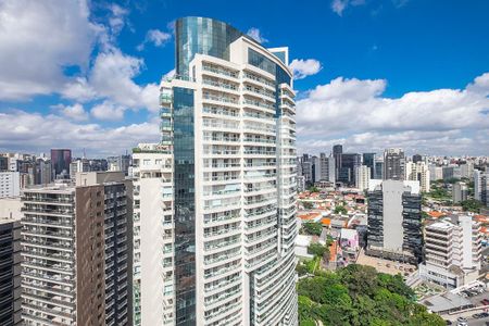 Sala/Cozinha - Vista de apartamento à venda com 2 quartos, 57m² em Pinheiros, São Paulo