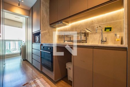 Sala/Cozinha de apartamento à venda com 2 quartos, 57m² em Pinheiros, São Paulo