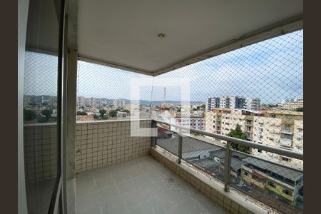 Varanda da Sala de apartamento para alugar com 2 quartos, 60m² em Cachambi, Rio de Janeiro