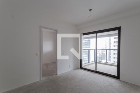 Sala/Cozinha de kitnet/studio à venda com 1 quarto, 33m² em Indianópolis, São Paulo