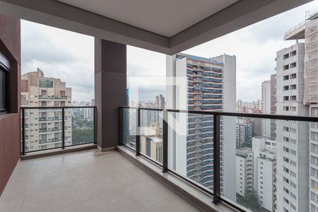 Varanda de kitnet/studio à venda com 1 quarto, 39m² em Indianópolis, São Paulo