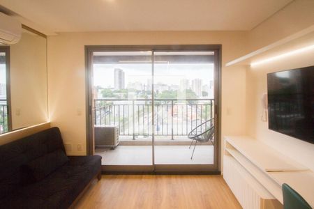 Sala de apartamento para alugar com 1 quarto, 28m² em Santo Amaro, São Paulo