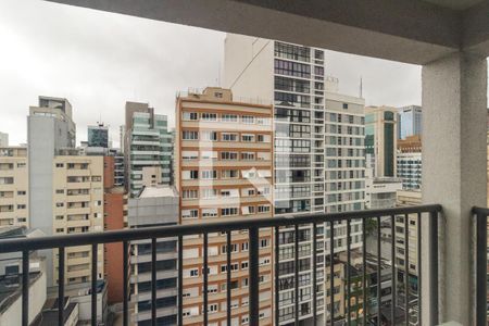 Vista do Quarto de apartamento para alugar com 1 quarto, 35m² em Consolação, São Paulo