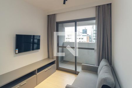 Sala de apartamento para alugar com 1 quarto, 35m² em Consolação, São Paulo