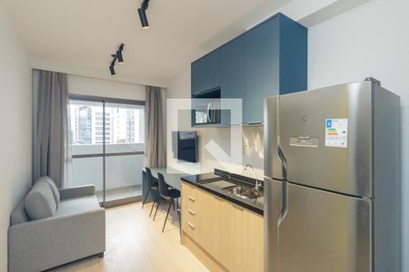 Sala de apartamento para alugar com 1 quarto, 32m² em Consolação, São Paulo