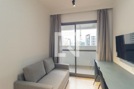 Sala de apartamento para alugar com 1 quarto, 32m² em Consolação, São Paulo