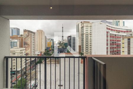 Vista do Quarto de apartamento para alugar com 1 quarto, 32m² em Consolação, São Paulo