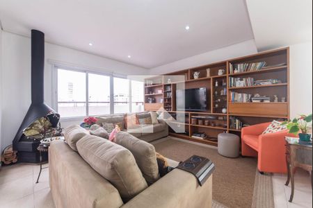 Sala de apartamento à venda com 2 quartos, 136m² em Brooklin, São Paulo