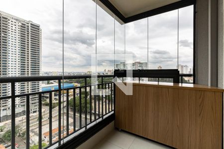 Varanda da Sala de apartamento para alugar com 1 quarto, 35m² em Vila Nair, São Paulo