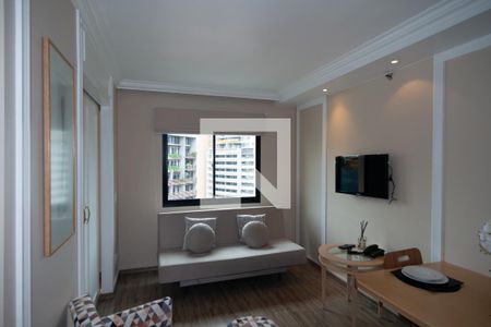 Sala de apartamento para alugar com 1 quarto, 32m² em Bela Vista, São Paulo