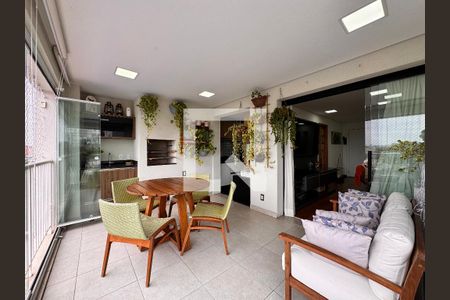 Varanda gourmet de apartamento à venda com 5 quartos, 124m² em Campestre, Santo André