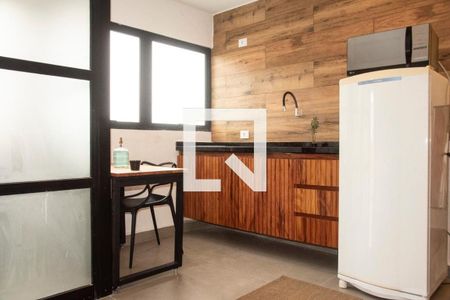 Sala/Cozinha de apartamento para alugar com 1 quarto, 45m² em Mirandópolis, São Paulo