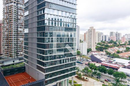 Sala - Vista de apartamento à venda com 1 quarto, 51m² em Vila Gertrudes, São Paulo